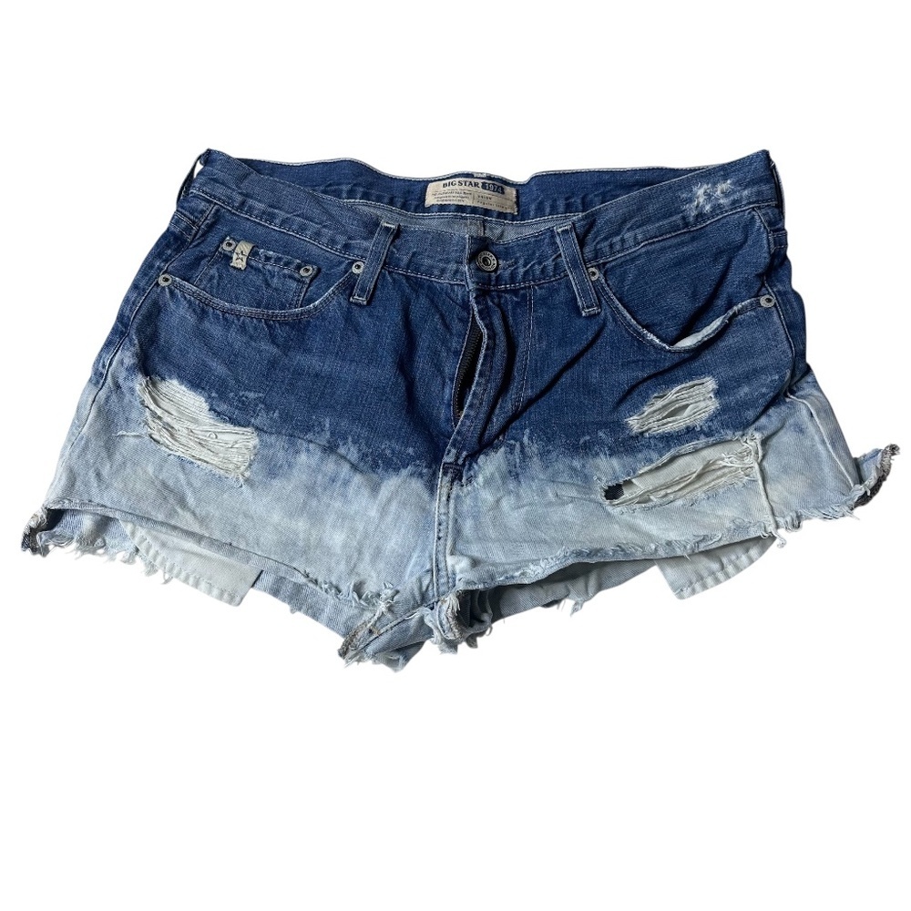 Big Star women's shorts M Medium ombre denim jeans